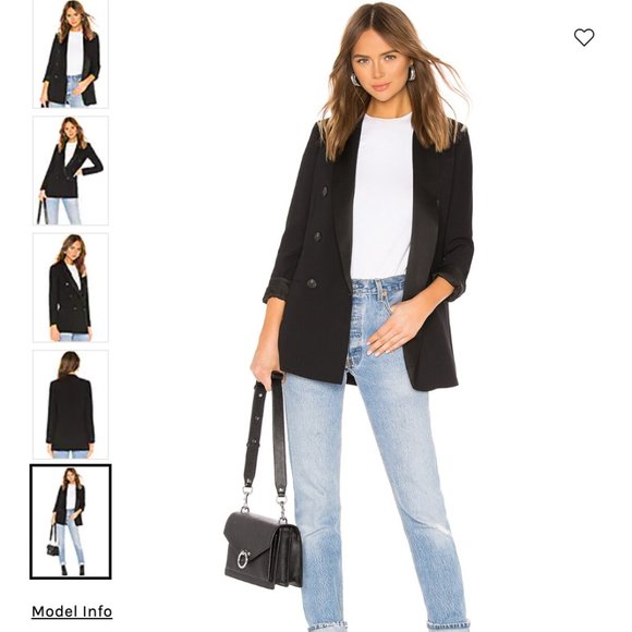 AllSaint tuxedo-style/dbl breasted blazer PERFECT! - Picture 11 of 13